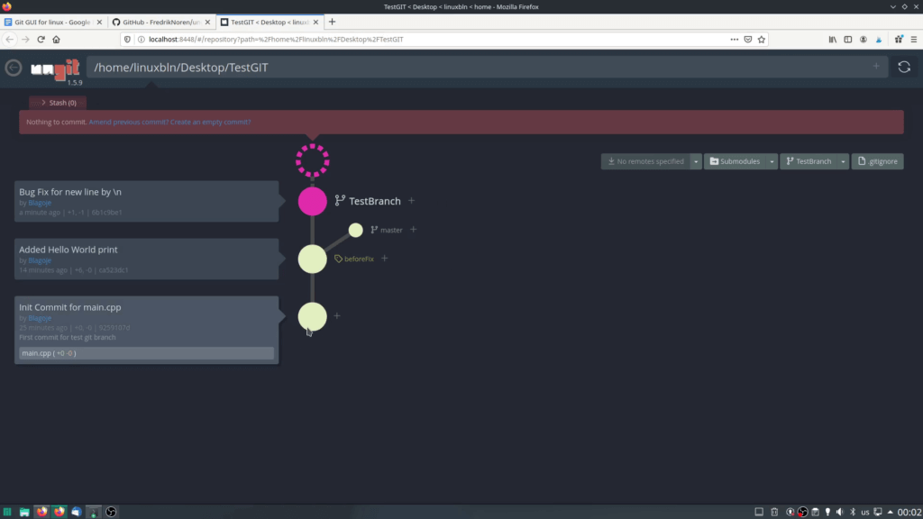 GIT GUI for Linux | Easy and simple Git GUI for Linux