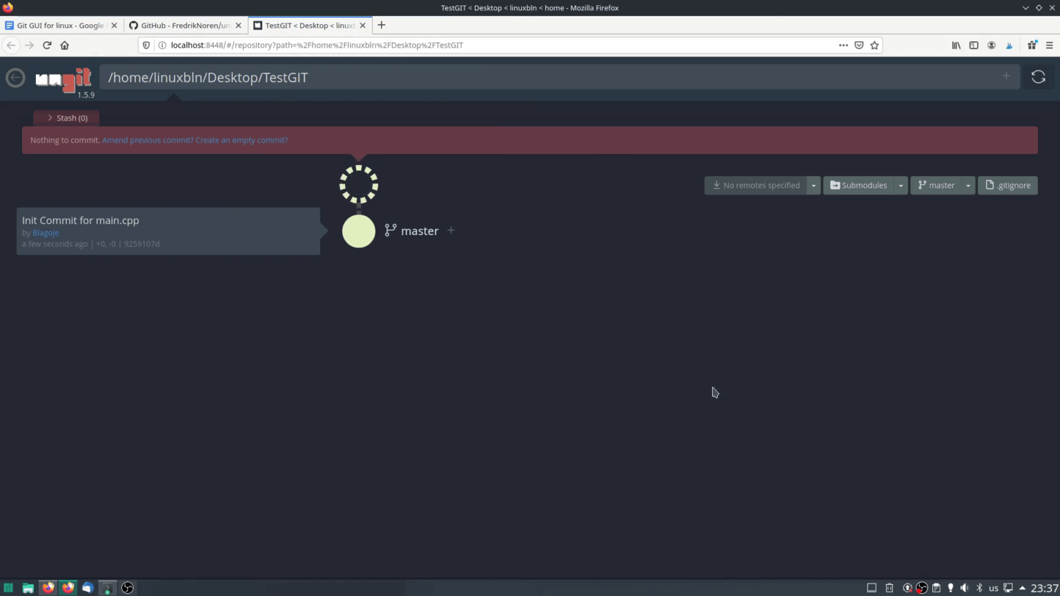 GIT GUI for Linux | Easy and simple Git GUI for Linux