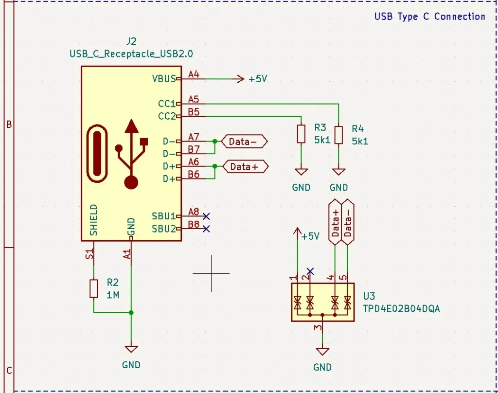 How to USB type C to ESP32 development board | blnLabs